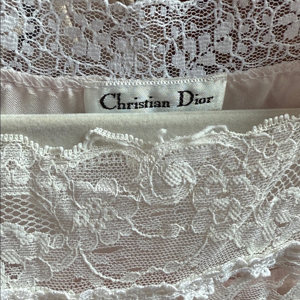 Dior Soft Pink Lace Robe - Picture 12 of 12